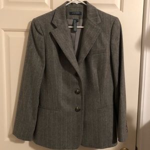 Ralph Lauren 100% lambs wool blazer with silk lining size 10Petite